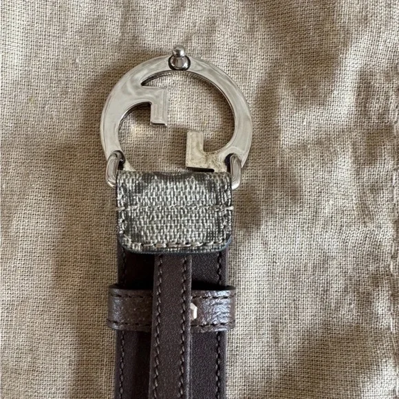 NWT Gucci Supreme GG Silver Monogram Belt (90) - Picture 4 of 8